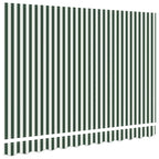 Markisenersatzstoff Grün und Weiß 3 x 2,5 m Polyester