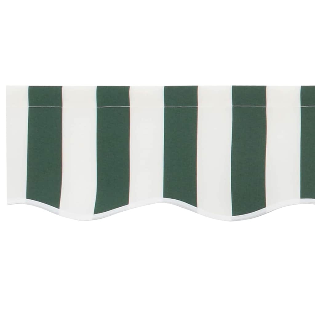 Markisenersatzstoff Grün und Weiß 430 x 345 cm Polyester