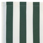 Markisenersatzstoff Grün und Weiß 6 x 3 m Polyester