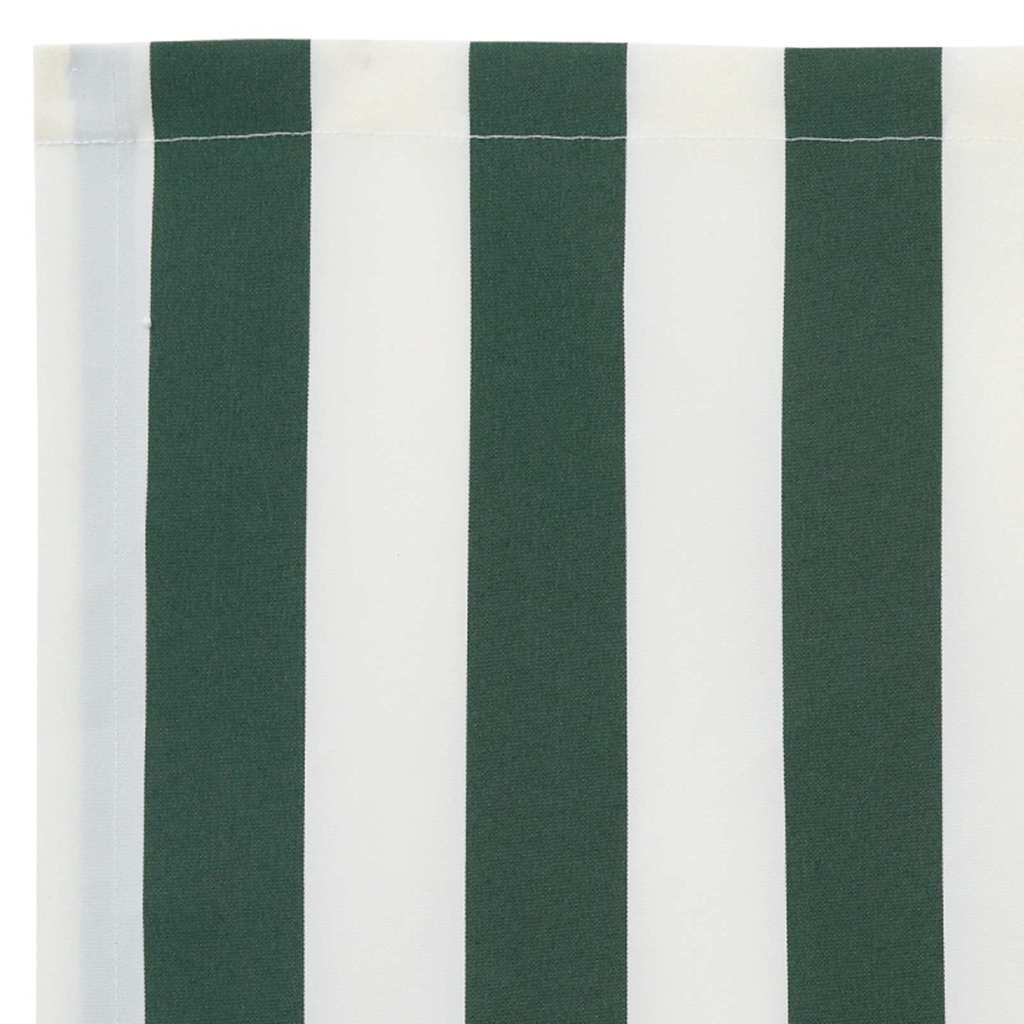 Markisenersatzstoff Grün und Weiß 6 x 3 m Polyester