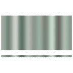 Markisenersatzstoff Grün und Weiß 6 x 3 m Polyester