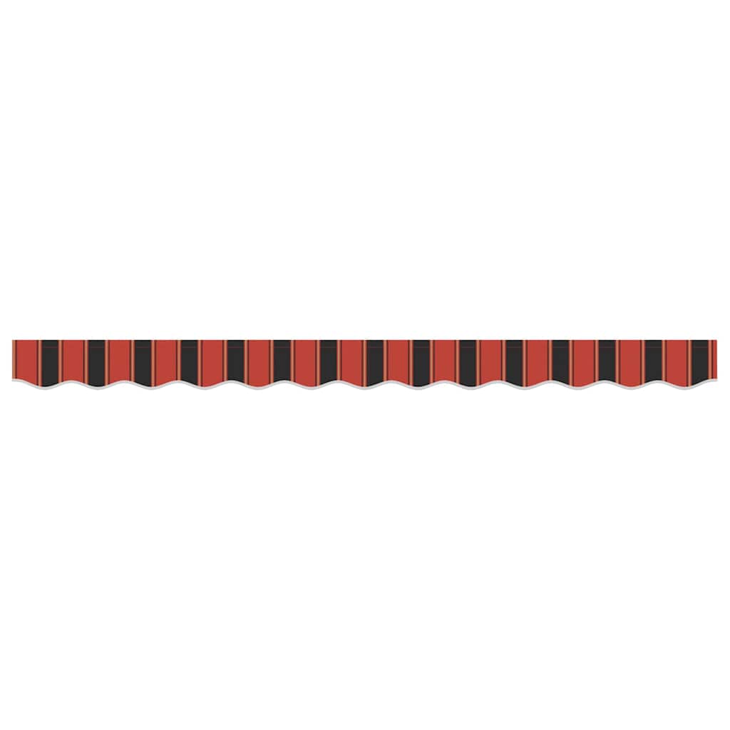 Markisenschürzen-Ersatz Orange / Schwarz / Gelb 2,5 m Polyester