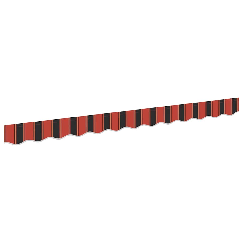 Markisenschürzen-Ersatz Orange / Schwarz / Gelb 3 m Polyester