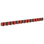 Markisenschürzen-Ersatz Orange / Schwarz / Gelb 3,5 m Polyester