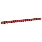 Markisenschürzen-Ersatz Orange / Schwarz / Gelb 4 m Polyester