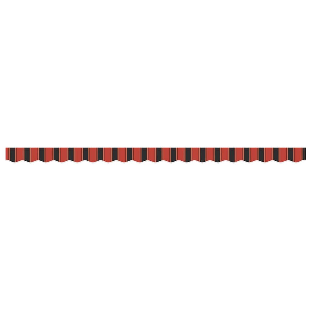 Markisenschürzen-Ersatz Orange / Schwarz / Gelb 4 m Polyester