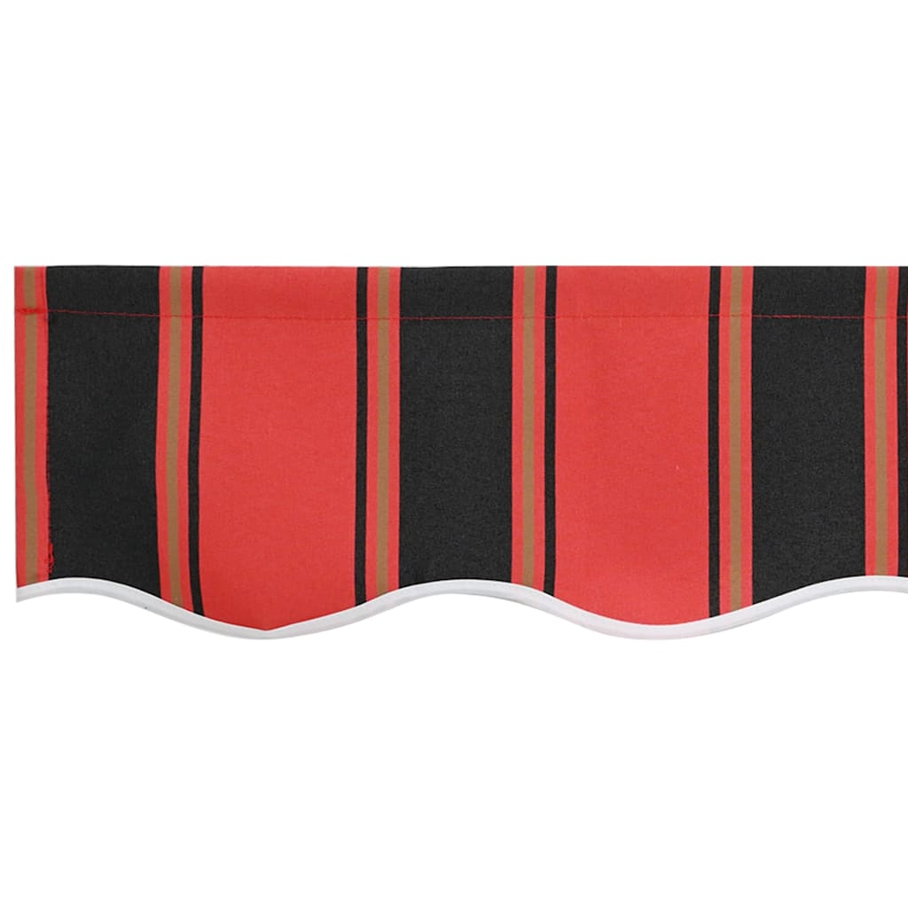 Markisenschürzen-Ersatz Orange / Schwarz / Gelb 6 m Polyester