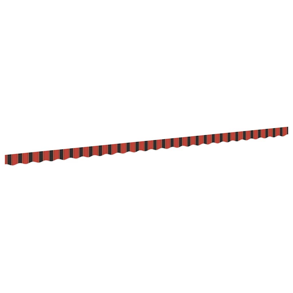 Markisenschürzen-Ersatz Orange / Schwarz / Gelb 6 m Polyester