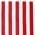 Markisenschürzen-Ersatz Rot und Weiß 2,5 m Polyester