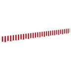 Markisenschürzen-Ersatz Rot und Weiß 2,5 m Polyester