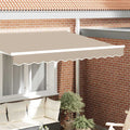 Markisenschürzen-Ersatz Beige 3,5 m Polyester