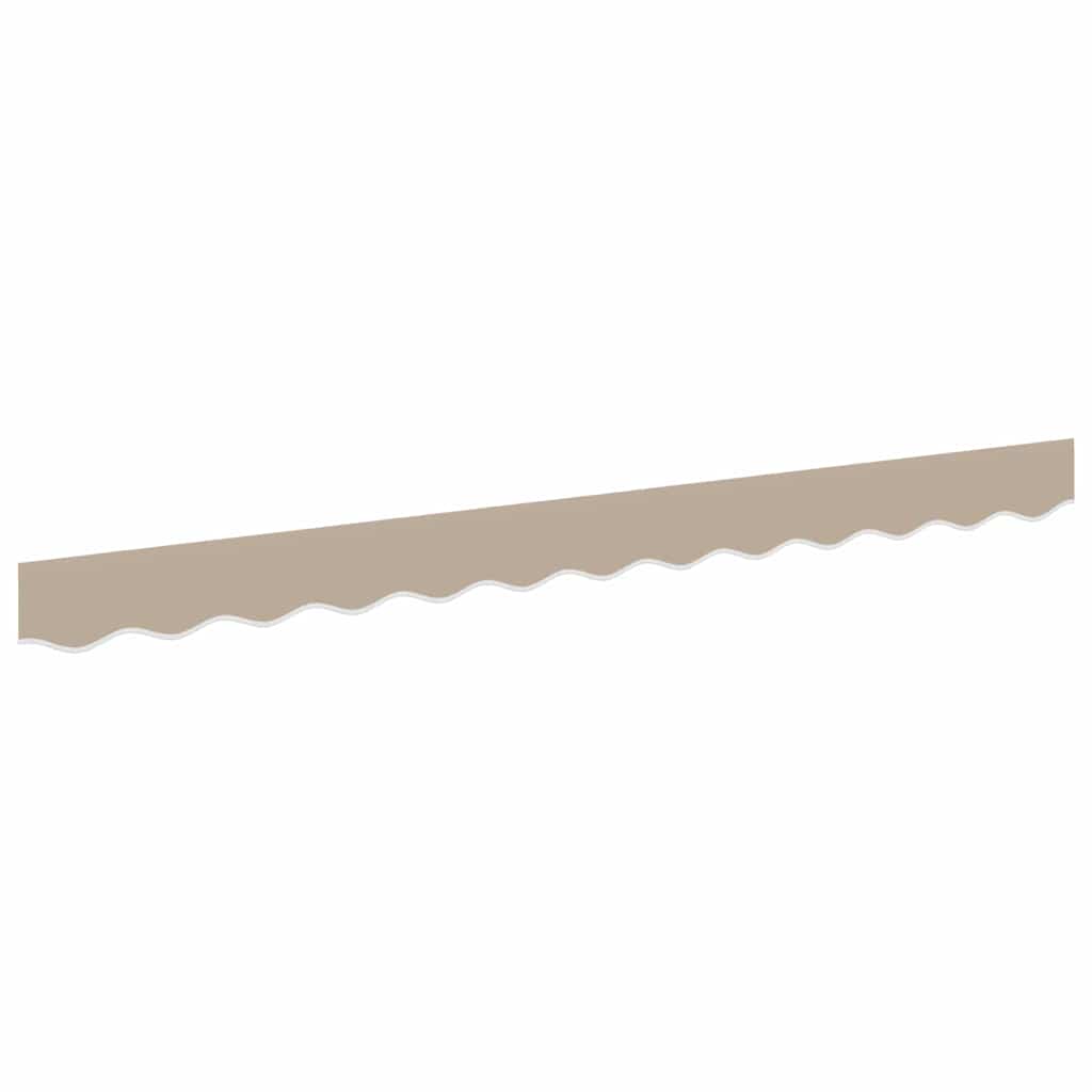 Markisenschürzen-Ersatz Beige 3,5 m Polyester