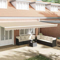 Markisenschürzen-Ersatz Beige 6 m Polyester