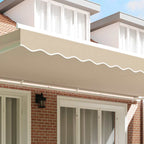 Markisenschürzen-Ersatz Beige 6 m Polyester