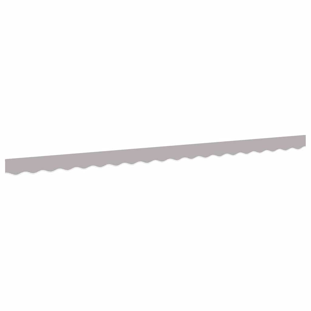 Markisenschürzen-Ersatz Hellgrau 4,5 m Polyester