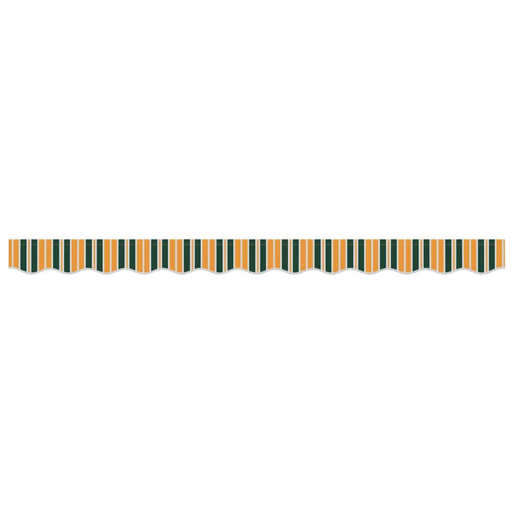Markisenschürzen-Ersatz Grün und Gelb 3 m Polyester