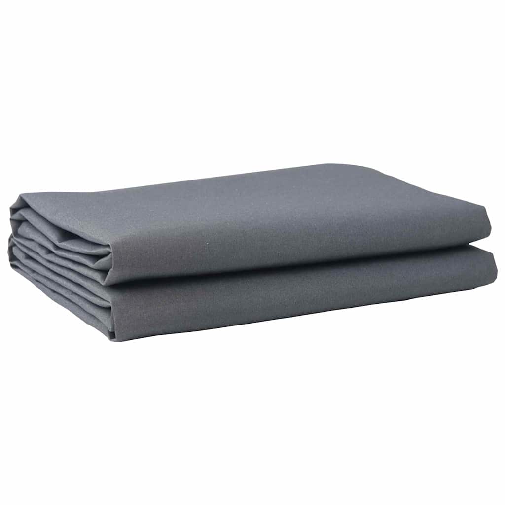 Markisenersatzstoff Anthrazit 1000 x 160 cm Polyester