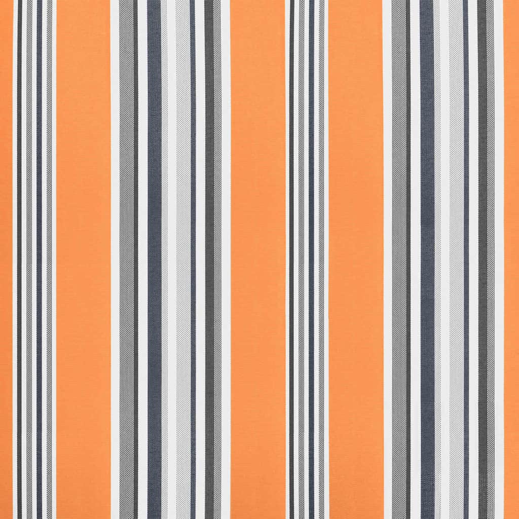 Markisenersatzstoff Blau und Orange 1000 x 160 cm Polyester