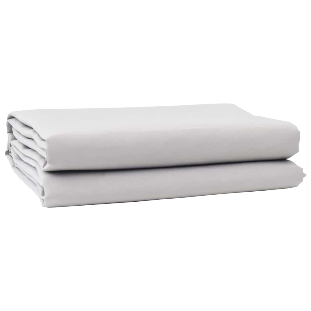 Markisenersatzstoff Hellgrau 1000 x 160 cm Polyester