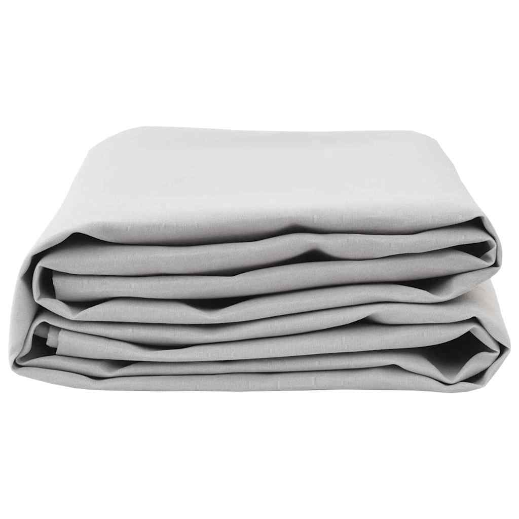 Markisenersatzstoff Hellgrau 1000 x 160 cm Polyester