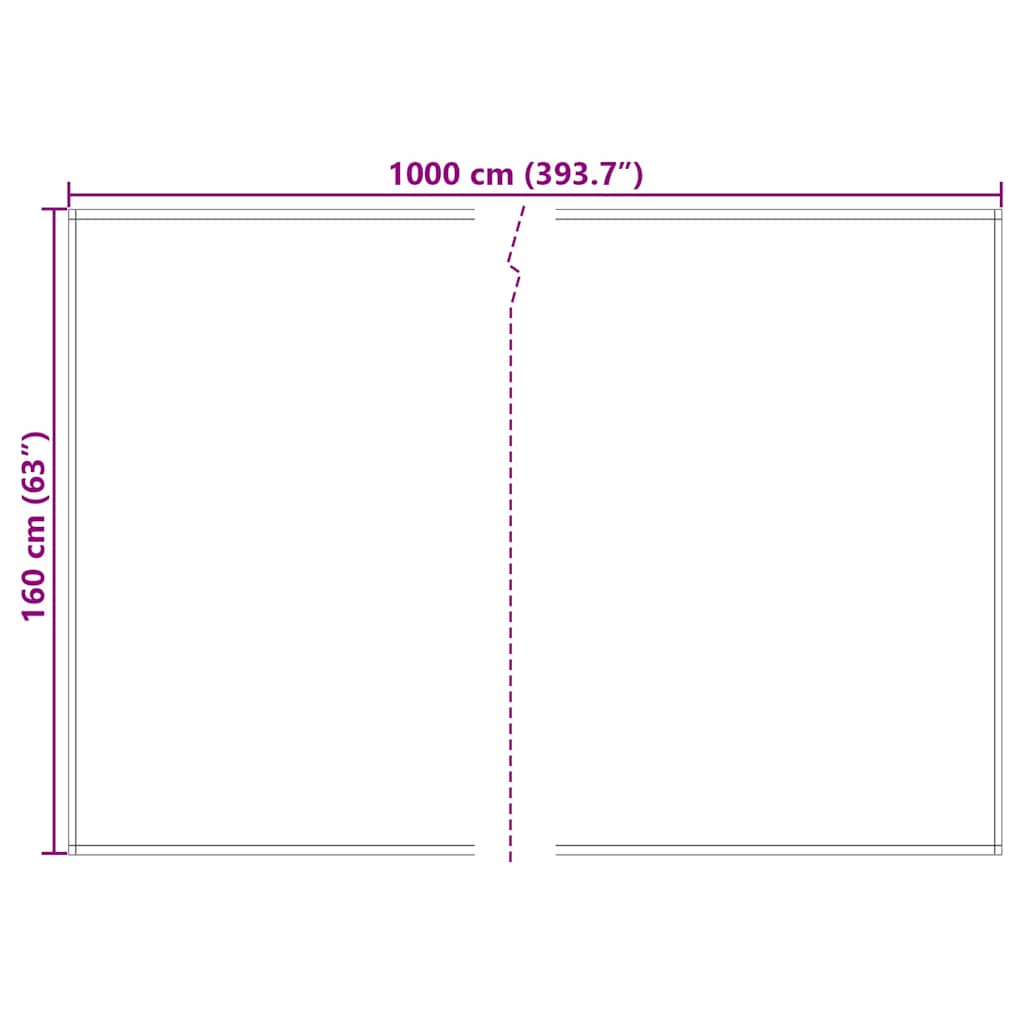 Markisenersatzstoff Hellgrau 1000 x 160 cm Polyester