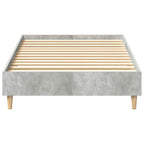 Bettrahmen Beton Grau 203 x 93 x 25 cm Holzwerkstoff