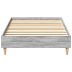 Bettrahmen Graues Sonoma 203 x 93 x 25 cm Holzwerkstoff