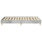Bettrahmen Beton Grau 193 x 123 x 25 cm Holzwerkstoff