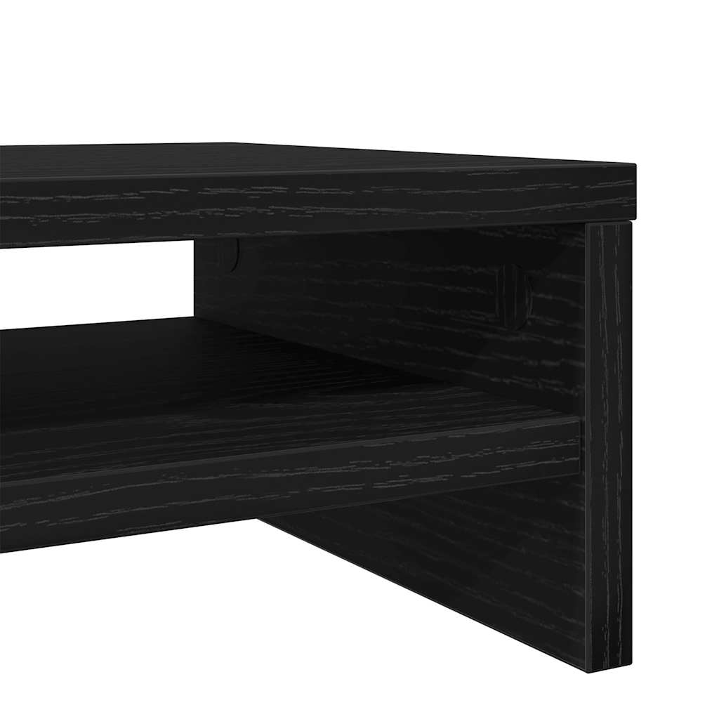 Monitorständer Schwarze Eiche 42x24x13 cm Holzwerkstoff