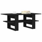 Couchtisch Schwarz Eichen-Optik 102 x 55 x 42 cm Holzwerkstoff