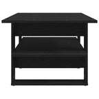 Couchtisch Schwarz Eichen-Optik 102 x 55 x 42 cm Holzwerkstoff