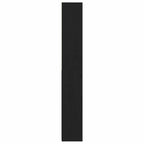 Bücherregal Schwarz Eichen-Optik 155 x 24 x 160 cm