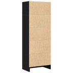 Bücherregal Schwarz Eichen-Optik 40x24x109 cm Holzwerkstoff