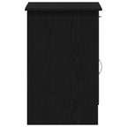Schreibtisch mit Speicher Schwarz Eichen-Optik 100 x 50 x 76 cm