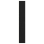 Bücherregal Eiche Schwarz 40 x 30 x 189 cm Holzwerkstoff
