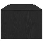 Couchtisch Schwarz Eichen-Optik 150 x 50 x 35 cm Holzwerkstoff