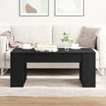Couchtisch Schwarz Eichen-Optik 102 x 55 x 42 cm Holzwerkstoff