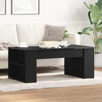 Couchtisch Schwarz Eichen-Optik 102 x 55 x 42 cm Holzwerkstoff