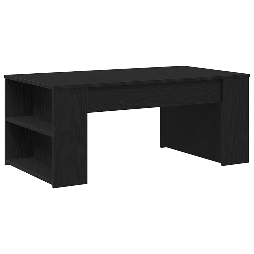 Couchtisch Schwarz Eichen-Optik 102 x 55 x 42 cm Holzwerkstoff