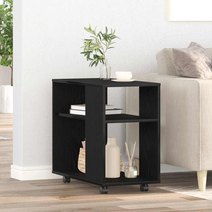 Beistelltisch Schwarze Eiche 70x35x60 cm Holzwerkstoff