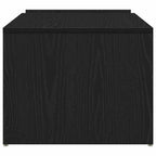 Couchtisch Schwarz Eichen-Optik 90 x 45 x 35 cm Holzwerkstoff