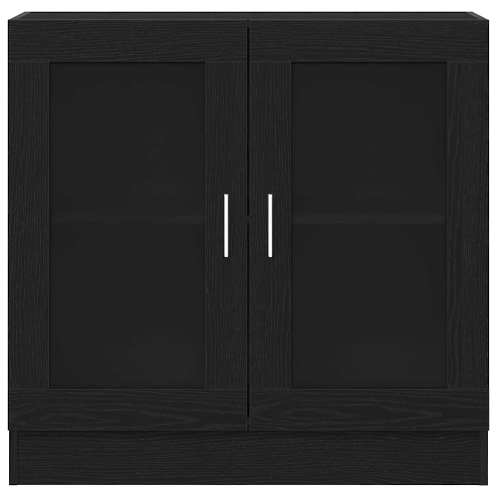 Bücherregal Schwarz Eichen-Optik 82,5 x 30,5 x 80 cm