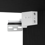 Waschbeckenunterschrank Eiche schwarz 80x38,5x48 cm Holzwerkstoff