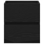 Waschbeckenunterschrank Eiche schwarz 41x38,5x45 cm Holzwerkstoff