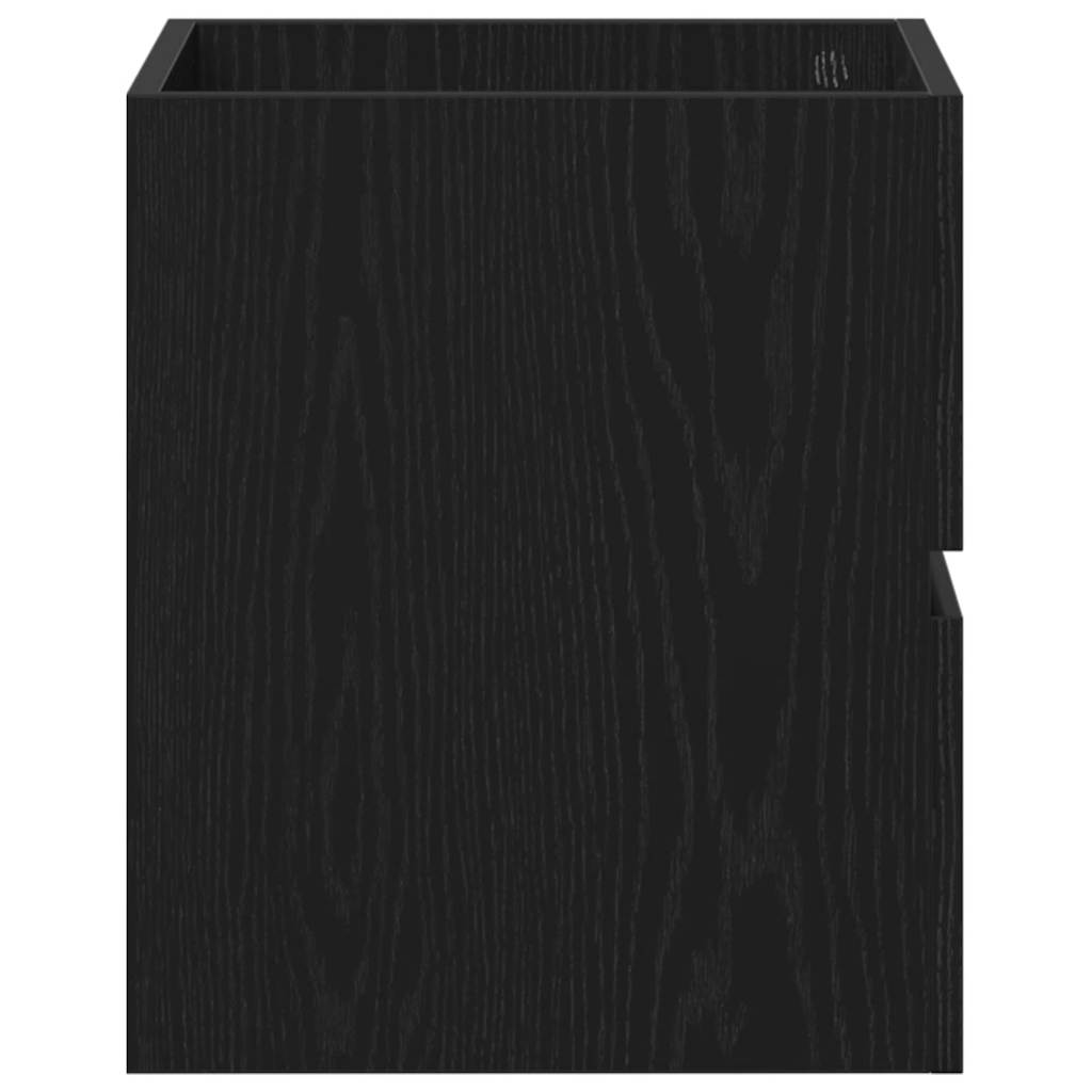 Waschbeckenunterschrank Eiche schwarz 41x38,5x45 cm Holzwerkstoff
