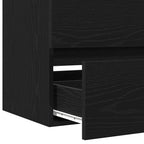 Waschbeckenunterschrank Eiche schwarz 41x38,5x45 cm Holzwerkstoff