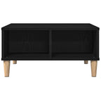 Couchtisch Schwarz Eichen-Optik 60 x 60 x 30 cm Holzwerkstoff