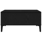 Couchtisch Schwarz Eichen-Optik 60 x 60 x 30 cm