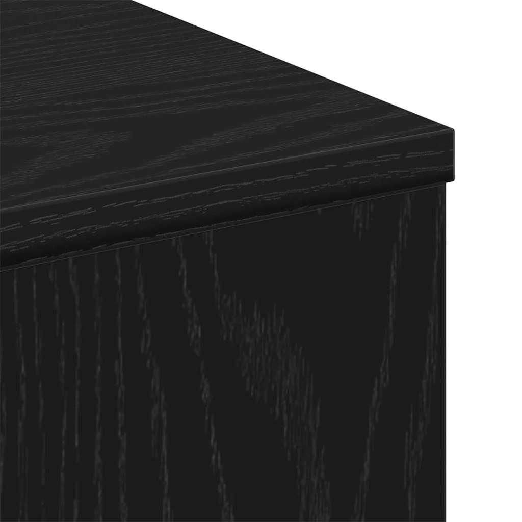 Couchtisch Schwarz Eichen-Optik 90 x 67 x 33 cm Holzwerkstoff