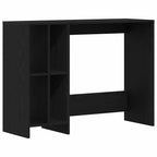 Schreibtisch mit Regal Schwarz Eichen-Optik 102,5 x 35 x 75 cm